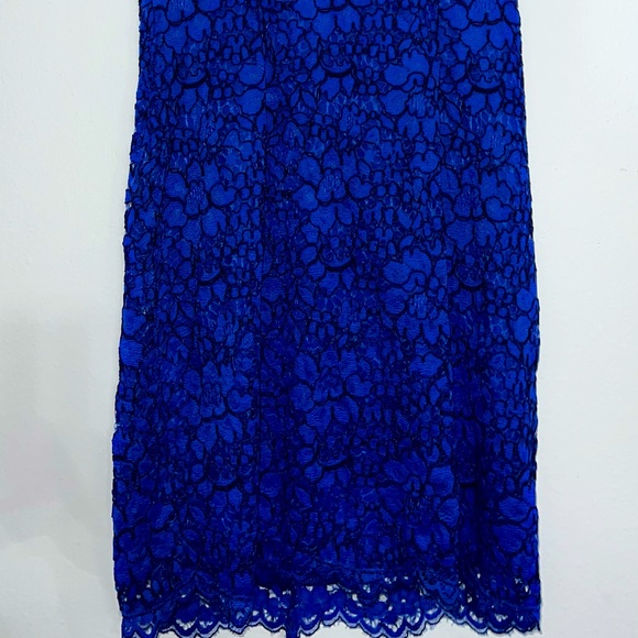 Calvin Klein - Royal Blue with black edging Lace Dress! - Picture 9 of 10